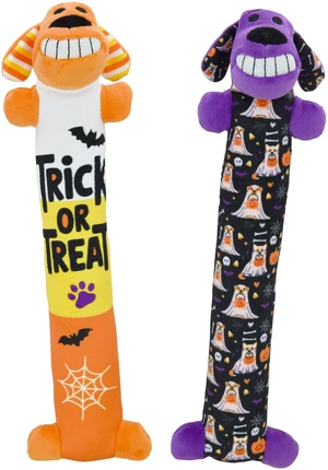 Multipet Halloween 12" Smiling Dog Toy 2-Piece Value Pack Multipet Halloween 12" Smiling Dog Toy 2-Piece Value Pack