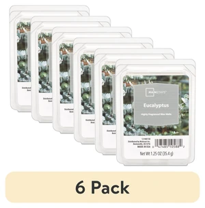 Mainstays Eucalyptus Scented Wax Melt, 1.25oz, 6 Pack Mainstays Eucalyptus Scented Wax Melt, 1.25oz, 6 Pack