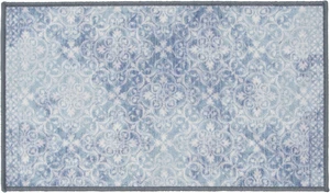 Mainstays 18in x 30in Teal Medallion Indoor Rug Mainstays 18in x 30in Teal Medallion Indoor Rug
