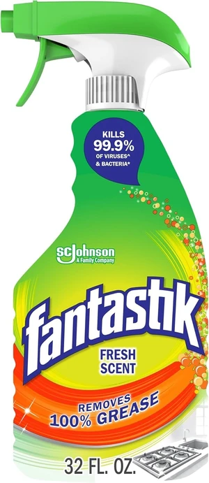 Fantastik All Purpose Cleaner Spray, Kitchen Degreaser, Fresh Scent, 32 oz Fantastik All Purpose Cleaner Spray, Kitchen Degreaser, Fresh Scent, 32 oz