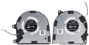 New CPU GPU Cooling Fan Set, 4-Pin PWM Replacement Fan Compatible with Lenovo Yoga 730-15IKB 730-15IWL Laptop, PN 5F10Q96471, CPU DFS541105FC0T DC28000KQF0, GPU DFS2000058M0T DC28000KPF0 New CPU GPU Cooling Fan Set, 4-Pin PWM Replacement Fan Compatible with Lenovo Yoga 730-15IKB 730-15IWL Laptop, PN 5F10Q96471, CPU DFS541105FC0T DC28000KQF0, GPU DFS2000058M0T DC28000KPF0