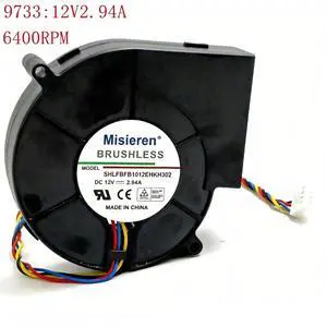 DC 12V Centrifugal Blower Fan 9733, SHLFB1012EHKH302 Adjustable Speed Turbo Exhaust Fan 2.94A Small Vortex Air Blower for Barbecue & Firewood Stove Ventilation DC 12V Centrifugal Blower Fan 9733, SHLFB1012EHKH302 Adjustable Speed Turbo Exhaust Fan 2.94A Small Vortex Air Blower for Barbecue & Firewood Stove Ventilation