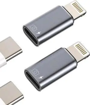 AJMRTC 2Pack OTG Adapter, USBC Female to Lightning Male, Charging & Data Sync for Camera Card Reader Flash Drive UDisk Keyboard Mouse, Compatible with iPhone 14 13 12 11 Pro Max XS XR X 8 7 SE Plus AJMRTC 2Pack OTG Adapter, USBC Female to Lightning Male, Charging & Data Sync for Camera Card Reader Flash Drive UDisk Keyboard Mouse, Compatible with iPhone 14 13 12 11 Pro Max XS XR X 8 7 SE Plus
