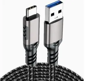 AJMRTC 2M USB 3.2 Gen2 USBA to USBC Cable, 10Gbps High Speed Data Cord, 60W PD Fast Charging Cable for External SSD, Hard Drive, CarPlay, Phone and USBC Devices AJMRTC 2M USB 3.2 Gen2 USBA to USBC Cable, 10Gbps High Speed Data Cord, 60W PD Fast Charging Cable for External SSD, Hard Drive, CarPlay, Phone and USBC Devices