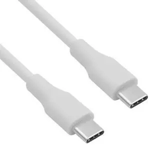 AJMRTC White 1M USBC Male to Male Cable, USB 2.0 480Mbps Data Sync Cord, 65W PD Fast Charging TypeC Cable for USBC Laptops, Smartphones, Tablets and USBC Power Adapters AJMRTC White 1M USBC Male to Male Cable, USB 2.0 480Mbps Data Sync Cord, 65W PD Fast Charging TypeC Cable for USBC Laptops, Smartphones, Tablets and USBC Power Adapters