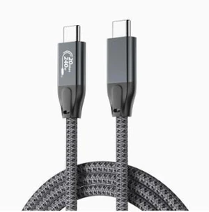 AJMRTC 2.0M USB 3.2 TypeC to TypeC Cable, 20Gbps HighSpeed Data Transfer Cord, 240W PD Fast Charging, 4K@60Hz Video Output with Builtin EMarker Chip for Laptops, Docking Stations, External SSD AJMRTC 2.0M USB 3.2 TypeC to TypeC Cable, 20Gbps HighSpeed Data Transfer Cord, 240W PD Fast Charging, 4K@60Hz Video Output with Builtin EMarker Chip for Laptops, Docking Stations, External SSD