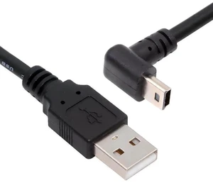 AJMRTC 90 Degree Down Angled Mini USB Cable 1.5M Black, USB2.0 Male to Mini USB 5Pin Male Charging & Data Sync Extension Cord for Dash Cam GPS Navigator Microphone Old Digital Cameras AJMRTC 90 Degree Down Angled Mini USB Cable 1.5M Black, USB2.0 Male to Mini USB 5Pin Male Charging & Data Sync Extension Cord for Dash Cam GPS Navigator Microphone Old Digital Cameras