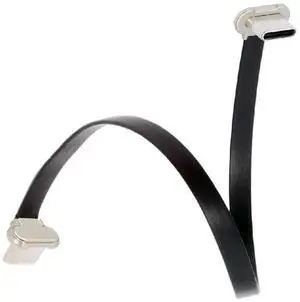 AJMRTC 200MM 7.87 Inch Short Flat USBC Cable, USB2.0 Dual 90 Degree Angled TypeC PD 65W Fast Charging Data Extension Cord, LowProfile Flat Ribbon Cable for Power Banks, Portable Chargers, Smartphon AJMRTC 200MM 7.87 Inch Short Flat USBC Cable, USB2.0 Dual 90 Degree Angled TypeC PD 65W Fast Charging Data Extension Cord, LowProfile Flat Ribbon Cable for Power Banks, Portable Chargers, Smartphon