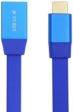 AJMRTC 20cm Ultra Flat Slim Blue USBC Male to USB3.0A Female OTG Cable, USB3.2 Gen2 10Gbps OnTheGo Short Ribbon Cord for Laptops, Computers, External Disks, SSD, Digital Cameras HighSpeed Data Tr AJMRTC 20cm Ultra Flat Slim Blue USBC Male to USB3.0A Female OTG Cable, USB3.2 Gen2 10Gbps OnTheGo Short Ribbon Cord for Laptops, Computers, External Disks, SSD, Digital Cameras HighSpeed Data Tr