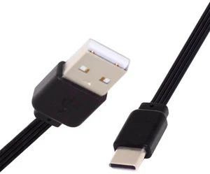 AJMRTC 13cm USB 2.0 Flat Slim FPC Cable, USBA Male to USBC Male Short Flexible Ribbon Cord, 480Mbps Data & Power Cable for FPV Drone, External Disk, Smartphone, Gimbal and Compact SpaceConstrained AJMRTC 13cm USB 2.0 Flat Slim FPC Cable, USBA Male to USBC Male Short Flexible Ribbon Cord, 480Mbps Data & Power Cable for FPV Drone, External Disk, Smartphone, Gimbal and Compact SpaceConstrained