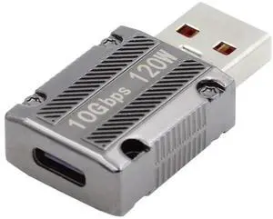AJMRTC USB 3.0 TypeA Male to USBC Female Adapter, 120W Power PassThrough 10Gbps USB3.1 Gen2 Data Converter, Alloy Shell Connector for Laptop, Tablet, Mobile Phone AJMRTC USB 3.0 TypeA Male to USBC Female Adapter, 120W Power PassThrough 10Gbps USB3.1 Gen2 Data Converter, Alloy Shell Connector for Laptop, Tablet, Mobile Phone
