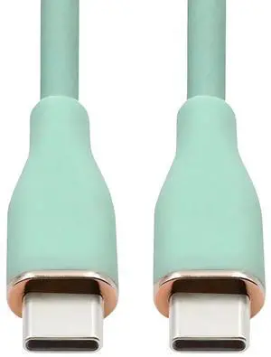 AJMRTC Colorful USBC to USBC Male to Male Cable, 65W Fast Charging 480Mbps Data Sync Ultra High Flexible Soft Green 1M Cord for Smartphone, Tablet, Laptop and USBC Powered Devices AJMRTC Colorful USBC to USBC Male to Male Cable, 65W Fast Charging 480Mbps Data Sync Ultra High Flexible Soft Green 1M Cord for Smartphone, Tablet, Laptop and USBC Powered Devices