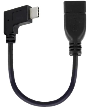 AJMRTC 90 Degree RightAngled USBC Male to USBA Female OTG Cable, USB 3.1 HighSpeed Data Transfer OTG Adapter Cord 20CM for Smartphones, Tablets and USBC Enabled Devices AJMRTC 90 Degree RightAngled USBC Male to USBA Female OTG Cable, USB 3.1 HighSpeed Data Transfer OTG Adapter Cord 20CM for Smartphones, Tablets and USBC Enabled Devices