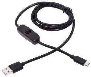 AJMRTC USBC to USBA Cable with OnOff Power Switch Button, USB 2.0 TypeC Power Cord, Manual Control Switch Cable for 5V DC Desk Lamps, Mini Fans, Cameras and Other USBC Powered Small Devices AJMRTC USBC to USBA Cable with OnOff Power Switch Button, USB 2.0 TypeC Power Cord, Manual Control Switch Cable for 5V DC Desk Lamps, Mini Fans, Cameras and Other USBC Powered Small Devices