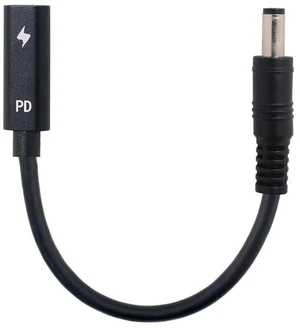 AJMRTC USBC Female Input to DC 5.5x2.1mm PD Charging Power Cable, PD Trigger Converter Cable Output 1820V for Legacy Laptops, Use USBC PD Charger to Power DCPort Notebook Computers AJMRTC USBC Female Input to DC 5.5x2.1mm PD Charging Power Cable, PD Trigger Converter Cable Output 1820V for Legacy Laptops, Use USBC PD Charger to Power DCPort Notebook Computers