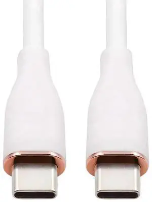 AJMRTC USBC to USBC Cable 1M White, 65W PD Fast Charging, 480Mbps USB2.0 Data Sync, UltraSoft HighFlex Male to Male TypeC Cord for Phones, Tablets, Laptops, Power Banks USBC Devices AJMRTC USBC to USBC Cable 1M White, 65W PD Fast Charging, 480Mbps USB2.0 Data Sync, UltraSoft HighFlex Male to Male TypeC Cord for Phones, Tablets, Laptops, Power Banks USBC Devices