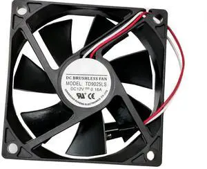 TD9025LS DC 12V 0.16A 90x90x25mm 9025 2Wire Silent Axial Cooling Fan, Hydraulic Bearing Replacement Fan for Wine Cooler, PC Case, Power Supply, Inverter Industrial Equipment TD9025LS DC 12V 0.16A 90x90x25mm 9025 2Wire Silent Axial Cooling Fan, Hydraulic Bearing Replacement Fan for Wine Cooler, PC Case, Power Supply, Inverter Industrial Equipment