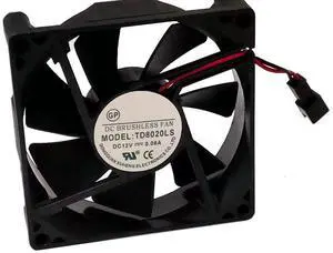 TD8020LS DC Brushless 12V 0.08A 80x80x20mm 8020 2Wire Silent Axial Fan, Replacement 80mm Fan for Water Dispenser, Mini Refrigerator, Beverage Cooler, Industrial Cabinet TD8020LS DC Brushless 12V 0.08A 80x80x20mm 8020 2Wire Silent Axial Fan, Replacement 80mm Fan for Water Dispenser, Mini Refrigerator, Beverage Cooler, Industrial Cabinet