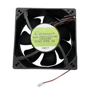 CNDC24Z7C-042 12038 DC24V 0.37A 9W 2Pin Fan, SERVO Compatible Replacement Cooling Fan for Vacon Inverter Industrial Cabinet Servo Drive CNDC24Z7C-042 12038 DC24V 0.37A 9W 2Pin Fan, SERVO Compatible Replacement Cooling Fan for Vacon Inverter Industrial Cabinet Servo Drive