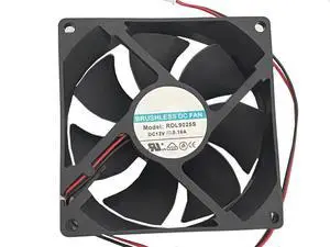 RDL9025S DC Brushless 12V 0.16A 90x90x25mm 9025 2Wire HydraulicBearing Silent Fan, Replacement 90mm Fan for Wine Cooler, Refrigerator, PC Case Power Supply RDL9025S DC Brushless 12V 0.16A 90x90x25mm 9025 2Wire HydraulicBearing Silent Fan, Replacement 90mm Fan for Wine Cooler, Refrigerator, PC Case Power Supply