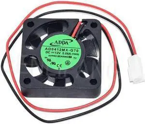 AD0412MX-G70 DC Brushless 12V 0.08A 40x40x10mm 4010 2Wire HyproBearing Silent Fan, ADDA Compatible Replacement Fan for NVR DVR Router Embedded Power Supply AD0412MX-G70 DC Brushless 12V 0.08A 40x40x10mm 4010 2Wire HyproBearing Silent Fan, ADDA Compatible Replacement Fan for NVR DVR Router Embedded Power Supply