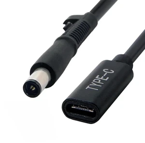 AJMRTC USBC Female Input to DC 7.4×5.0mm Male PD Charging Cable, Builtin PD Trigger Chip, 1820V DC Output for 7.4x5.0mm Barrel Jack Laptops, PowerOnly Converter Cord for Travel and Mobile Power S AJMRTC USBC Female Input to DC 7.4×5.0mm Male PD Charging Cable, Builtin PD Trigger Chip, 1820V DC Output for 7.4x5.0mm Barrel Jack Laptops, PowerOnly Converter Cord for Travel and Mobile Power S