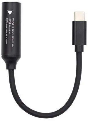 AJMRTC DC Jack 7.9x5.4mm Female Input to USBC Male Power Charge Cable, Builtin PD Chip Supports 5V 9V 20V Output, DCtoTypeC Power Converter for USBC Laptops, Smartphones and Tablets AJMRTC DC Jack 7.9x5.4mm Female Input to USBC Male Power Charge Cable, Builtin PD Chip Supports 5V 9V 20V Output, DCtoTypeC Power Converter for USBC Laptops, Smartphones and Tablets