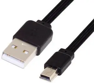 AJMRTC 13cm Flat Slim FPC USB 2.0 Cable, TypeA Male to Mini 5Pin USB Male Short Data Sync Power Cord for FPV Drone, Hard Disk, OldVersion Phone, Camera, Mini USB Enabled Devices AJMRTC 13cm Flat Slim FPC USB 2.0 Cable, TypeA Male to Mini 5Pin USB Male Short Data Sync Power Cord for FPV Drone, Hard Disk, OldVersion Phone, Camera, Mini USB Enabled Devices