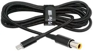 AJMRTC USBC TypeC 100W 20V Input to DC 7.9*5.4mm PD 65W Output Charging Cable, QC PD Power Converter Cord for Compatible DCJack Laptops AJMRTC USBC TypeC 100W 20V Input to DC 7.9*5.4mm PD 65W Output Charging Cable, QC PD Power Converter Cord for Compatible DCJack Laptops