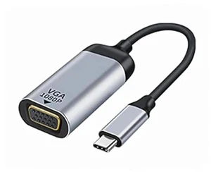 AJMRTC USBC TypeC to VGA Cable, 1080P 60Hz Video Monitor Adapter Cord, PlugandPlay Converter for Laptops Tablets and Smartphones AJMRTC USBC TypeC to VGA Cable, 1080P 60Hz Video Monitor Adapter Cord, PlugandPlay Converter for Laptops Tablets and Smartphones