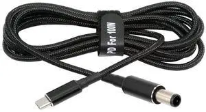 AJMRTC USBC TypeC 100W 20V Input to DC 7.4*5.0mm PD 65W Output Charging Cable, QC PD Power Converter Cord for Compatible HP Laptops AJMRTC USBC TypeC 100W 20V Input to DC 7.4*5.0mm PD 65W Output Charging Cable, QC PD Power Converter Cord for Compatible HP Laptops