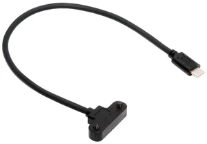 AJMRTC USBC Male to UpAngled Female ScrewLocking Extension Cable, USB2.0 480Mbps TypeC Extender Cord for VR Headsets, Industrial Cameras and MachineVision Devices AJMRTC USBC Male to UpAngled Female ScrewLocking Extension Cable, USB2.0 480Mbps TypeC Extender Cord for VR Headsets, Industrial Cameras and MachineVision Devices