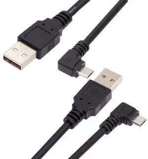 AJMRTC USB 2.0 TypeA to 5V Micro USB 5Pin Cable,150cm Left & Right 90 Degree Angled Power Charging Data Sync Cord for Android Phones,Tablets,Digital Cameras,Micro USB 5Pin Peripherals AJMRTC USB 2.0 TypeA to 5V Micro USB 5Pin Cable,150cm Left & Right 90 Degree Angled Power Charging Data Sync Cord for Android Phones,Tablets,Digital Cameras,Micro USB 5Pin Peripherals