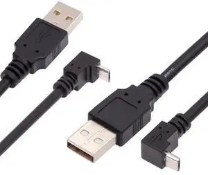 AJMRTC USB 2.0 TypeA to 5V Micro USB 5Pin Cable,100cm Left & Right 90 Degree Angled Power Charging Data Sync Cord for Android Phones,Tablets,Digital Cameras,Micro USB 5Pin Peripherals AJMRTC USB 2.0 TypeA to 5V Micro USB 5Pin Cable,100cm Left & Right 90 Degree Angled Power Charging Data Sync Cord for Android Phones,Tablets,Digital Cameras,Micro USB 5Pin Peripherals
