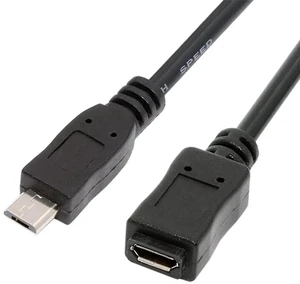 AJMRTC USB 2.0 Micro USB 5Pin Male to Female Extension Cable 20cm, 480Mbps HighSpeed Data Sync & Power Charging Cord for Android Phone, Tablet, Dash Cam, GPS, Security Camera AJMRTC USB 2.0 Micro USB 5Pin Male to Female Extension Cable 20cm, 480Mbps HighSpeed Data Sync & Power Charging Cord for Android Phone, Tablet, Dash Cam, GPS, Security Camera