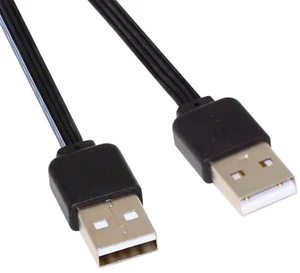 AJMRTC 13cm USB 2.0 TypeA Male to Male Flat Slim FPC Cable, 480Mbps HighSpeed Data Transfer Cord for FPV Drone, External Disk, Phone and USBA Male Port Devices AJMRTC 13cm USB 2.0 TypeA Male to Male Flat Slim FPC Cable, 480Mbps HighSpeed Data Transfer Cord for FPV Drone, External Disk, Phone and USBA Male Port Devices