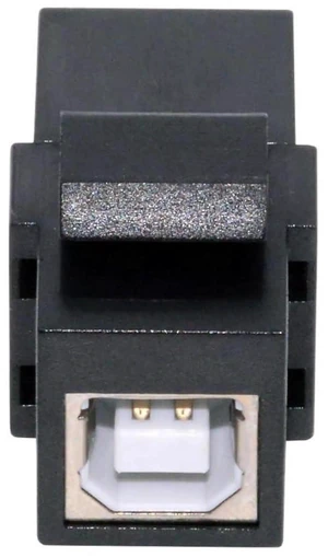AJMRTC 480Mbps USB 2.0 A Female to USB TypeB Female Keystone Jack Coupler Adapter, USB Wall Plate Panel Mount Coupler, USBA to USBB Female Extension Insert for Keystone Wall Plate Installation AJMRTC 480Mbps USB 2.0 A Female to USB TypeB Female Keystone Jack Coupler Adapter, USB Wall Plate Panel Mount Coupler, USBA to USBB Female Extension Insert for Keystone Wall Plate Installation