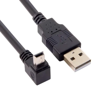 AJMRTC 50cm UpAngled 90 Degree Mini USB B 5Pin Male to USB 2.0 Male Data Cable, Builtin EMI Ferrite Core AntiInterference Cord for Stable Data Sync and Device Power Supply AJMRTC 50cm UpAngled 90 Degree Mini USB B 5Pin Male to USB 2.0 Male Data Cable, Builtin EMI Ferrite Core AntiInterference Cord for Stable Data Sync and Device Power Supply
