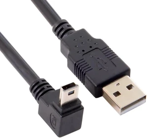 AJMRTC 50cm DownAngled 90 Degree Mini USBB 5Pin Male to USB 2.0 Male Data Cable, EMI Ferrite Core AntiInterference Cord for Camera, GPS, Dash Cam and MiniUSBB Equipped Devices AJMRTC 50cm DownAngled 90 Degree Mini USBB 5Pin Male to USB 2.0 Male Data Cable, EMI Ferrite Core AntiInterference Cord for Camera, GPS, Dash Cam and MiniUSBB Equipped Devices
