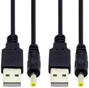 AJMRTC 2Pack USB 2.0 TypeA Male to DC 4.0x1.7mm Barrel Plug Power Cable 150cm,24AWG 5V DC Power Cord for SingleBoard Computer,PSP,Mini Fan,LED Lamp and 5V DCPowered Small Electronics AJMRTC 2Pack USB 2.0 TypeA Male to DC 4.0x1.7mm Barrel Plug Power Cable 150cm,24AWG 5V DC Power Cord for SingleBoard Computer,PSP,Mini Fan,LED Lamp and 5V DCPowered Small Electronics