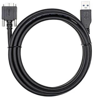 AJMRTC 120cm USB 3.0 TypeA Male to Micro USB 3.0 B Male Cable with Panel Mount Screws, Screw Lock USB3.0 Data Sync Charging Cord for External Hard Drive, Hard Disk Enclosure and Compatible Micro USB AJMRTC 120cm USB 3.0 TypeA Male to Micro USB 3.0 B Male Cable with Panel Mount Screws, Screw Lock USB3.0 Data Sync Charging Cord for External Hard Drive, Hard Disk Enclosure and Compatible Micro USB