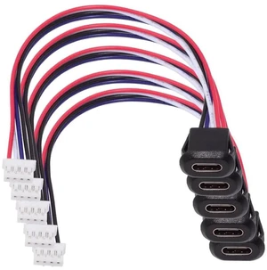 AJMRTC 5Pack TypeC Female Socket to 4Pin Latch Header Cable, 2.0mm Pitch LatchMount Receptacle Wiring Harness, DC 5V Power Supply Cable for DIY Projects, OEM Customization and Embedded Equipment M AJMRTC 5Pack TypeC Female Socket to 4Pin Latch Header Cable, 2.0mm Pitch LatchMount Receptacle Wiring Harness, DC 5V Power Supply Cable for DIY Projects, OEM Customization and Embedded Equipment M