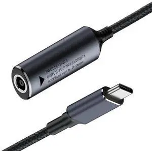 AJMRTC 140W DC Jack 7.9x5.4mm to USBC TypeC Charging Cable 18cm, PD 5V 9V 20V 7A DCInput Power Cord for USBC Laptops, Smartphones, Tablets, Convert DC Power to TypeC PD Charging AJMRTC 140W DC Jack 7.9x5.4mm to USBC TypeC Charging Cable 18cm, PD 5V 9V 20V 7A DCInput Power Cord for USBC Laptops, Smartphones, Tablets, Convert DC Power to TypeC PD Charging