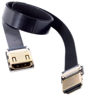 AJMRTC Straight HDMI TypeA Male to Female FPC Flat Ribbon Cable, UltraLight Flexible HDMI Extension Cord for FPV Multicopter, Brushless Gimbal, Aerial Photography HDTV Video Transmission AJMRTC Straight HDMI TypeA Male to Female FPC Flat Ribbon Cable, UltraLight Flexible HDMI Extension Cord for FPV Multicopter, Brushless Gimbal, Aerial Photography HDTV Video Transmission