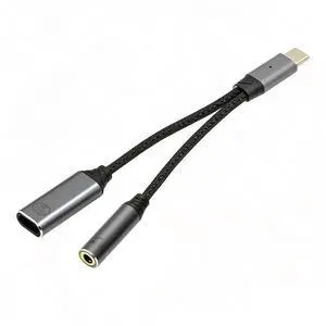 AJMRTC USBC to 3.5mm Female DAC Audio Adapter Cable, 16bit 48kHz HiFi AUX Music Output with 100W PD Fast Charging PassThrough for Laptop, Tablet, Smartphone TypeC AudioEnabled Devices AJMRTC USBC to 3.5mm Female DAC Audio Adapter Cable, 16bit 48kHz HiFi AUX Music Output with 100W PD Fast Charging PassThrough for Laptop, Tablet, Smartphone TypeC AudioEnabled Devices