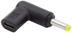 AJMRTC USB 3.1 TypeC Female to DC 12V 4.8x1.7mm Plug 90Degree Angled PD Emulator Trigger Adapter, LShaped Barrel Power Converter for 12V DC Devices Powered by USBC PD Chargers AJMRTC USB 3.1 TypeC Female to DC 12V 4.8x1.7mm Plug 90Degree Angled PD Emulator Trigger Adapter, LShaped Barrel Power Converter for 12V DC Devices Powered by USBC PD Chargers