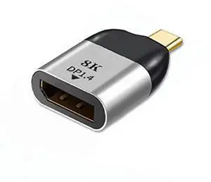 AJMRTC USBC to DisplayPort Adapter, 4K@60Hz 2K@60Hz Video Converter, USBC Source to DP Monitor Connector for USBC Laptops, Smart Phones, Tablets, HD Display Output AJMRTC USBC to DisplayPort Adapter, 4K@60Hz 2K@60Hz Video Converter, USBC Source to DP Monitor Connector for USBC Laptops, Smart Phones, Tablets, HD Display Output
