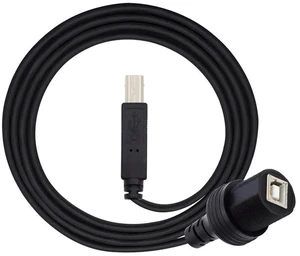 AJMRTC 1M Waterproof Dustproof USB2.0 TypeB Male to Female Extension Cable, PanelMount USBB Data & Power Cord for Car Dashboard, Boat, Motorcycle, Printer and Industrial USBB Devices AJMRTC 1M Waterproof Dustproof USB2.0 TypeB Male to Female Extension Cable, PanelMount USBB Data & Power Cord for Car Dashboard, Boat, Motorcycle, Printer and Industrial USBB Devices