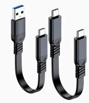 AJMRTC 1M USB 3.2 Gen2 TypeC Cable,10Gbps SuperSpeed Data Transfer,Flat Flexible USBC to USBC Cable,60W PD Fast Charging Cord for External SSD,Power Bank,Laptop,Tablet,Smartphone USBC Devices AJMRTC 1M USB 3.2 Gen2 TypeC Cable,10Gbps SuperSpeed Data Transfer,Flat Flexible USBC to USBC Cable,60W PD Fast Charging Cord for External SSD,Power Bank,Laptop,Tablet,Smartphone USBC Devices