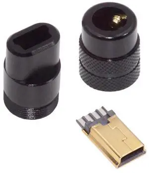 AJMRTC 5Pin Mini USB2.0 Male SolderType Connector, Black Aluminum Alloy Shell DIY Plug, Fits 4.0mm6.0mm Outer Diameter Cable, Repair Replacement for Custom HandSoldered USB Cable Assembly AJMRTC 5Pin Mini USB2.0 Male SolderType Connector, Black Aluminum Alloy Shell DIY Plug, Fits 4.0mm6.0mm Outer Diameter Cable, Repair Replacement for Custom HandSoldered USB Cable Assembly